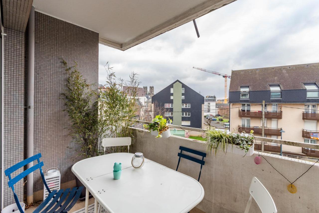 Rosa, Confortable 2 Chambres Avec Parking Dans Le Centre Rennes Esterno foto